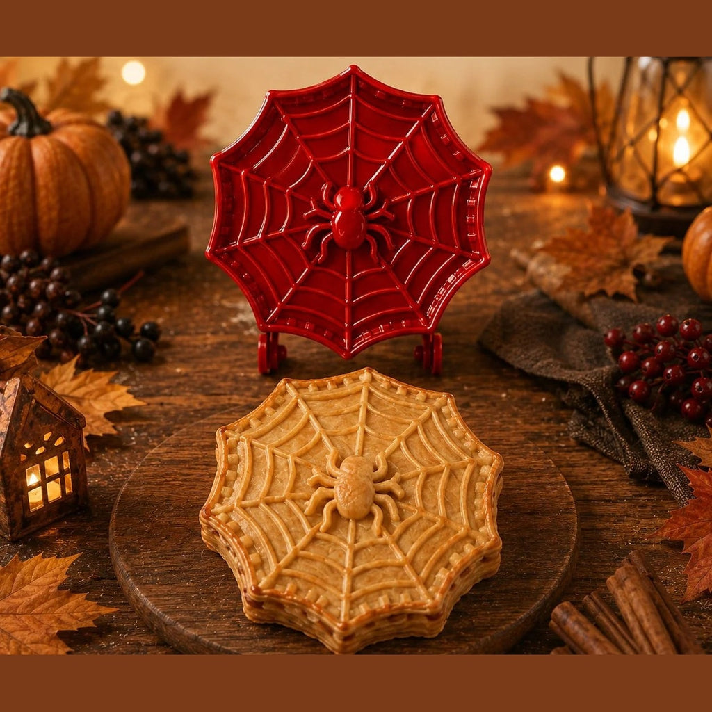Halloween Hand Pie Mould Hinged Press and Seal Pastry Cutter for Mini Pies