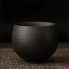 Handmade Stoneware Espresso Cup with Rustic Glaze for Coffee and Tea
