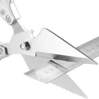 Heavy Duty Kitchen Scissors Stainless Steel Serrated Shears for Meat and Poultry