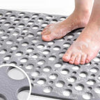 Non Slip Shower Mat with Suction Cups and Drainage Holes Quick Drying Anti Slip Bath Mat for Shower Tray | Bathtub and Wet Room