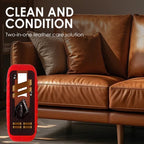 Leather Cleaner and Conditioner Cream for Sofas Jackets Bags and Shoes