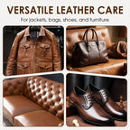 Leather Cleaner and Conditioner Cream for Sofas Jackets Bags and Shoes