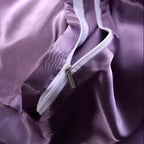 Luxury Silky Satin Bedding Set with Duvet Cover Fitted Sheet and Pillowcases