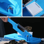 Manual Table Slicer with Adjustable Thickness for Meat and Vegetables