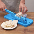 Manual Table Slicer with Adjustable Thickness for Meat and Vegetables