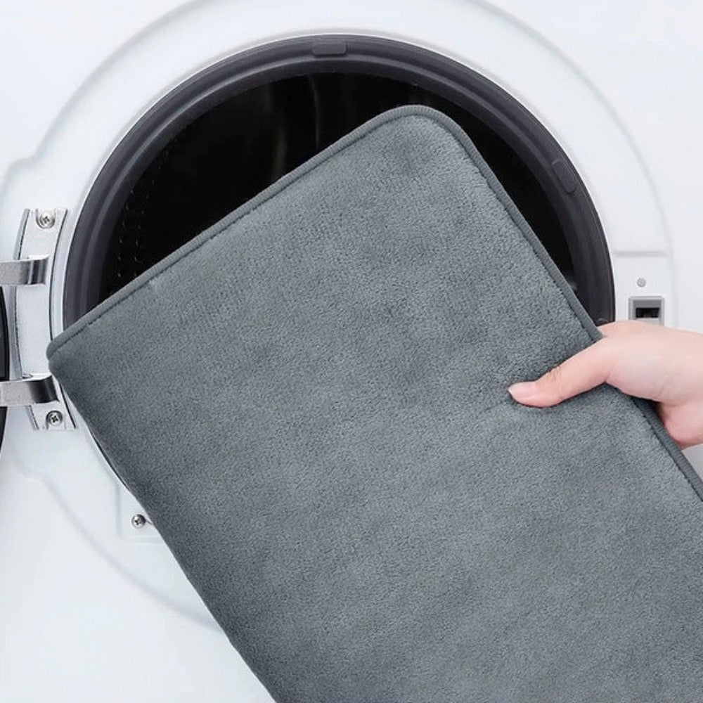 Memory Foam Bath Mat with Non Slip Backing | Soft Absorbent Bathroom Rug