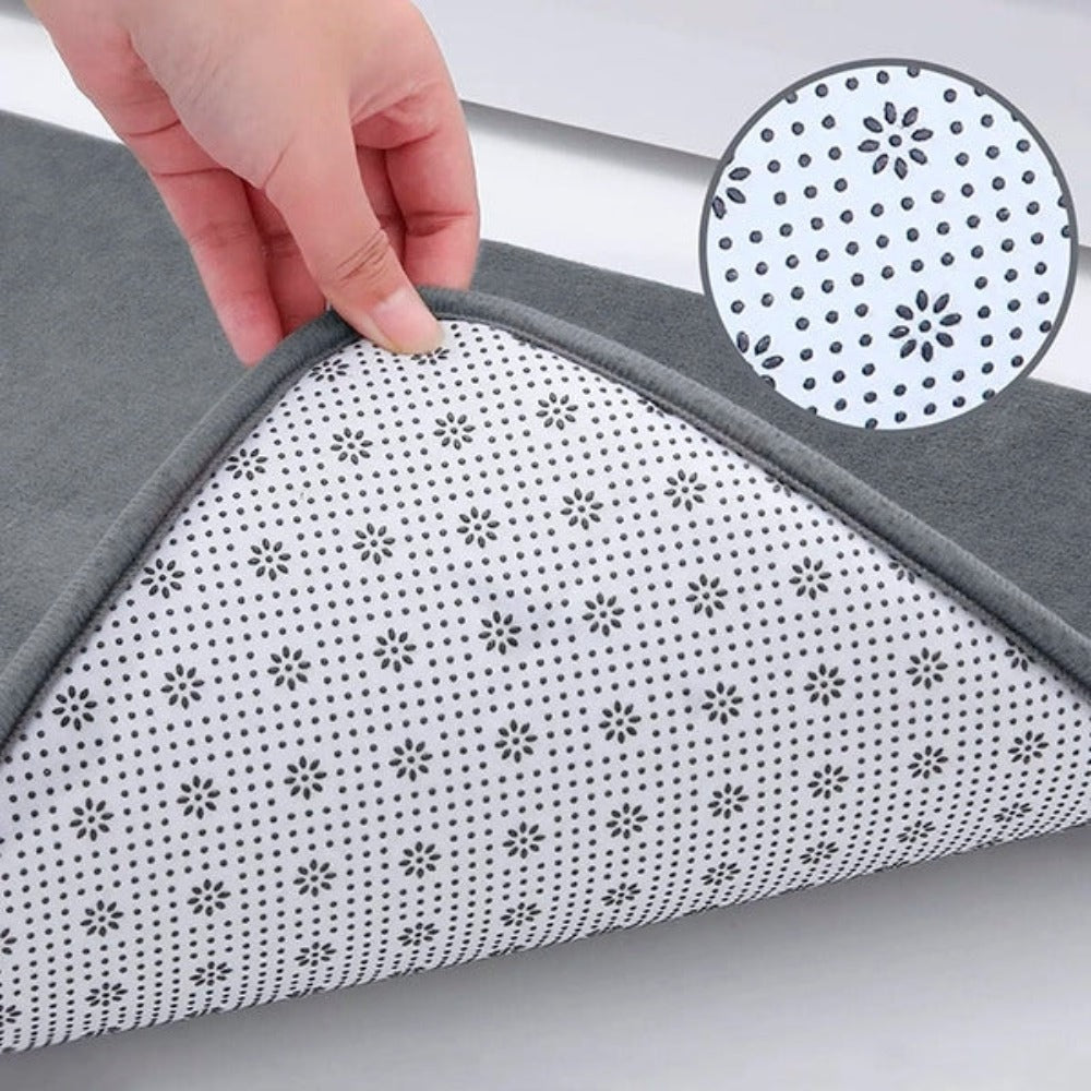 Memory Foam Bath Mat with Non Slip Backing | Soft Absorbent Bathroom Rug