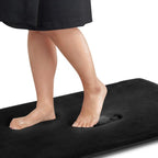 Memory Foam Bath Mat with Non Slip Backing | Soft Absorbent Bathroom Rug