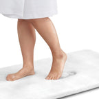Memory Foam Bath Mat with Non Slip Backing | Soft Absorbent Bathroom Rug