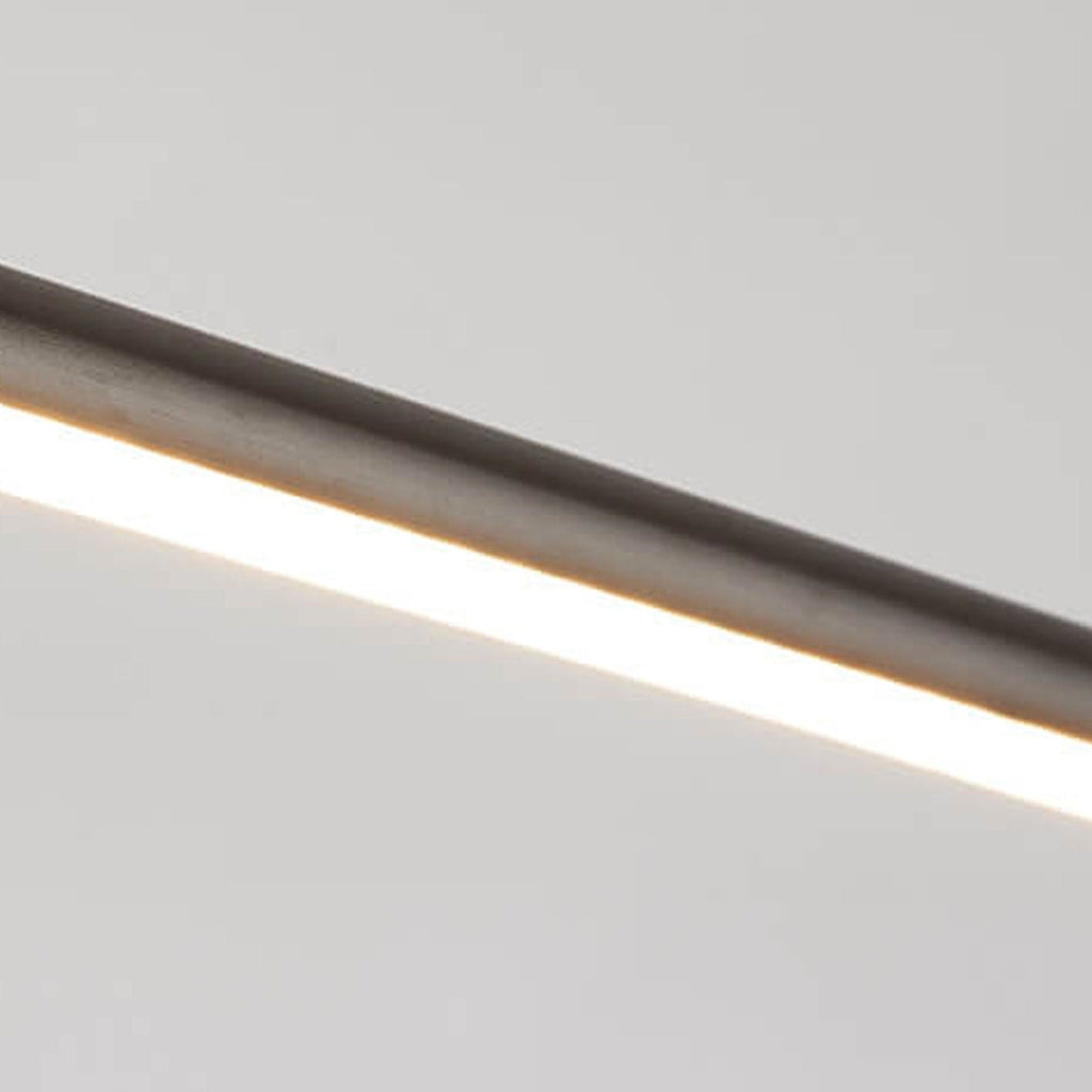 Minimalist LED Linear Wall Light with Rotating Aluminium Rod for Bedroom