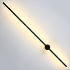 Minimalist LED Linear Wall Light with Rotating Aluminium Rod for Bedroom