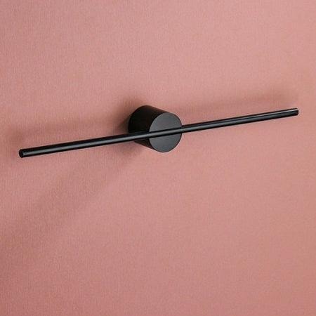 Minimalist Wall Mounted Towel Rail with Round Base for Bathroom