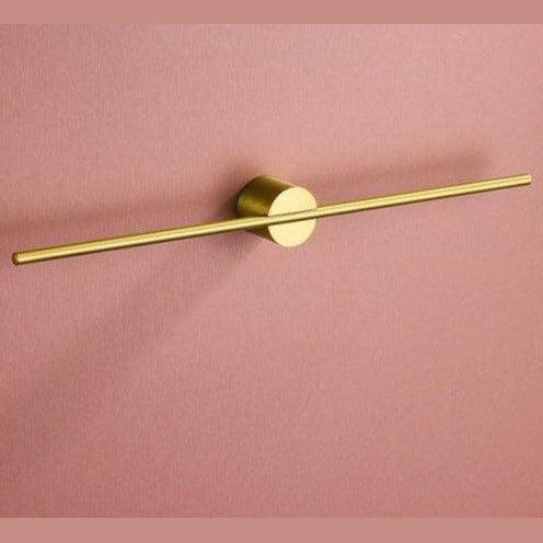 Minimalist Wall Mounted Towel Rail with Round Base for Bathroom