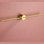 Minimalist Wall Mounted Towel Rail with Round Base for Bathroom