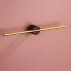 Minimalist Wall Mounted Towel Rail with Round Base for Bathroom