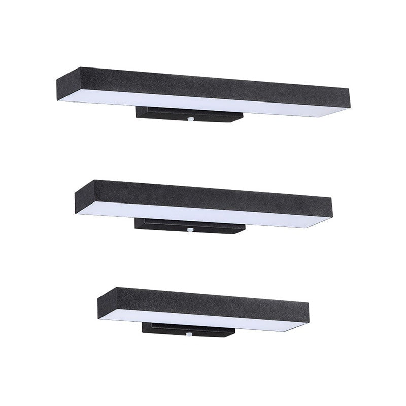 Modern Flat LED Outdoor Wall Light Waterproof with Optional Motion Sensor