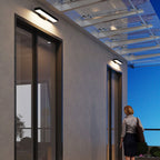 Modern Flat LED Outdoor Wall Light Waterproof with Optional Motion Sensor