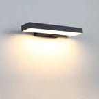 Modern Flat LED Outdoor Wall Light Waterproof with Optional Motion Sensor