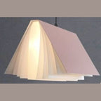 Modern Flying Book Pendant Light with Open Book Shade for Living Room