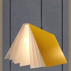 Modern Flying Book Pendant Light with Open Book Shade for Living Room