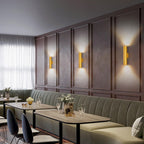 Modern Minimalist Aluminium Cylinder Up and Down LED Wall Light for Bedroom
