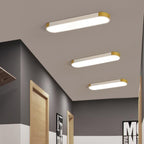 Modern Minimalist Long Oval LED Flush Mount Ceiling Light for Hallway
