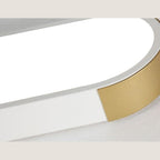 Modern Minimalist Long Oval LED Flush Mount Ceiling Light for Hallway