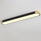 Modern Minimalist Long Oval LED Flush Mount Ceiling Light for Hallway