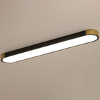 Modern Minimalist Long Oval LED Flush Mount Ceiling Light for Hallway