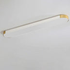 Modern Minimalist Long Oval LED Flush Mount Ceiling Light for Hallway