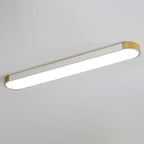 Modern Minimalist Long Oval LED Flush Mount Ceiling Light for Hallway