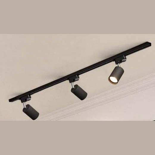 Modern Track Lighting Kit with Adjustable Rotating Spotlights for Kitchen
