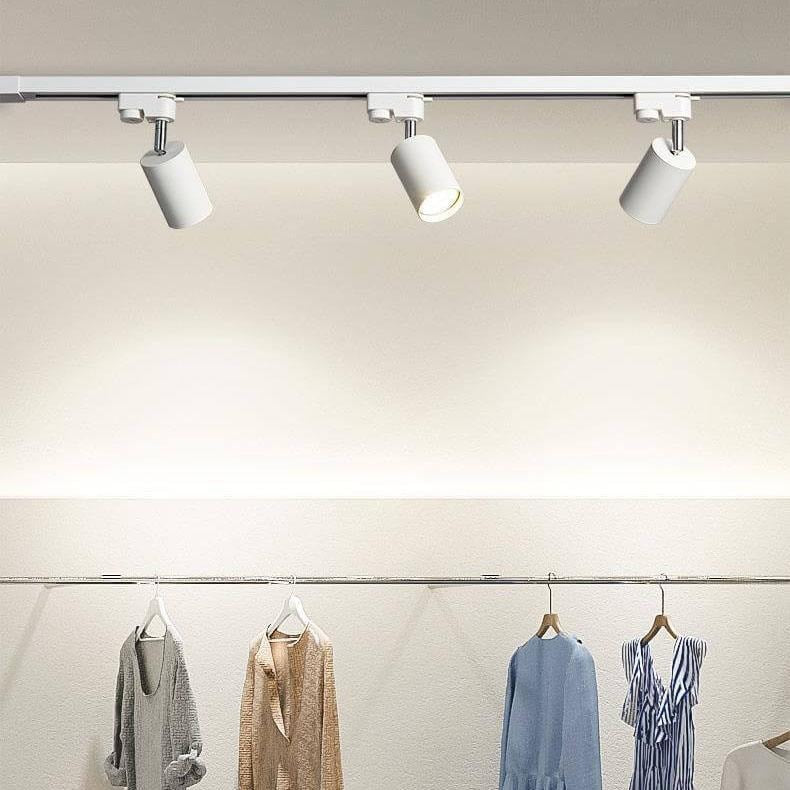 Modern Track Lighting Kit with Adjustable Rotating Spotlights for Kitchen