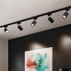 Modern Track Lighting Kit with Adjustable Rotating Spotlights for Kitchen