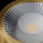 Modern Ultra Thin Copper LED Flush Mount Ceiling Light for Hallway
