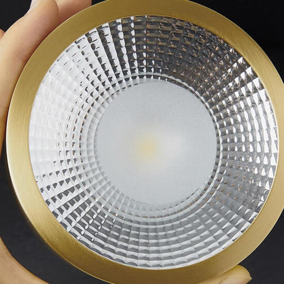 Modern Ultra Thin Copper LED Flush Mount Ceiling Light for Hallway