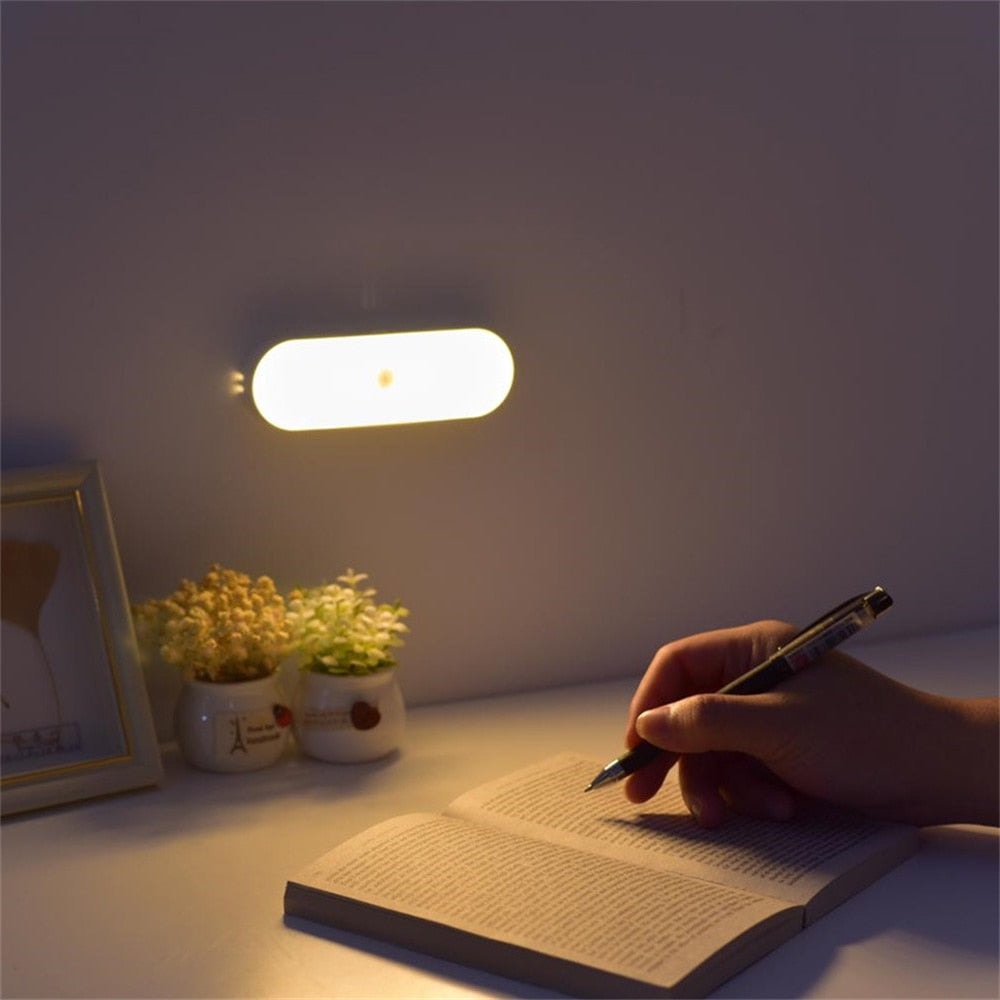 Motion Sensor Wall Light with Magnetic Mount | Cordless USB Rechargeable Lamp