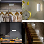 Motion Sensor Wall Light with Magnetic Mount | Cordless USB Rechargeable Lamp