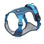 No Pull Dog Harness Set with Lead and LED Collar Light Reflective and Padded