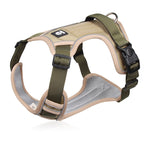 No Pull Dog Harness Set with Lead and LED Collar Light Reflective and Padded