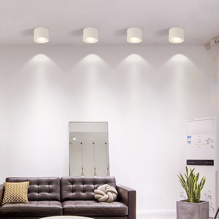 Nordic Cylinder LED Ceiling Spotlight Surface Mounted Downlight for Hallway