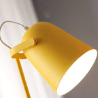 Nordic Macaron Bedside Table Lamp with Adjustable Metal Bucket Shade