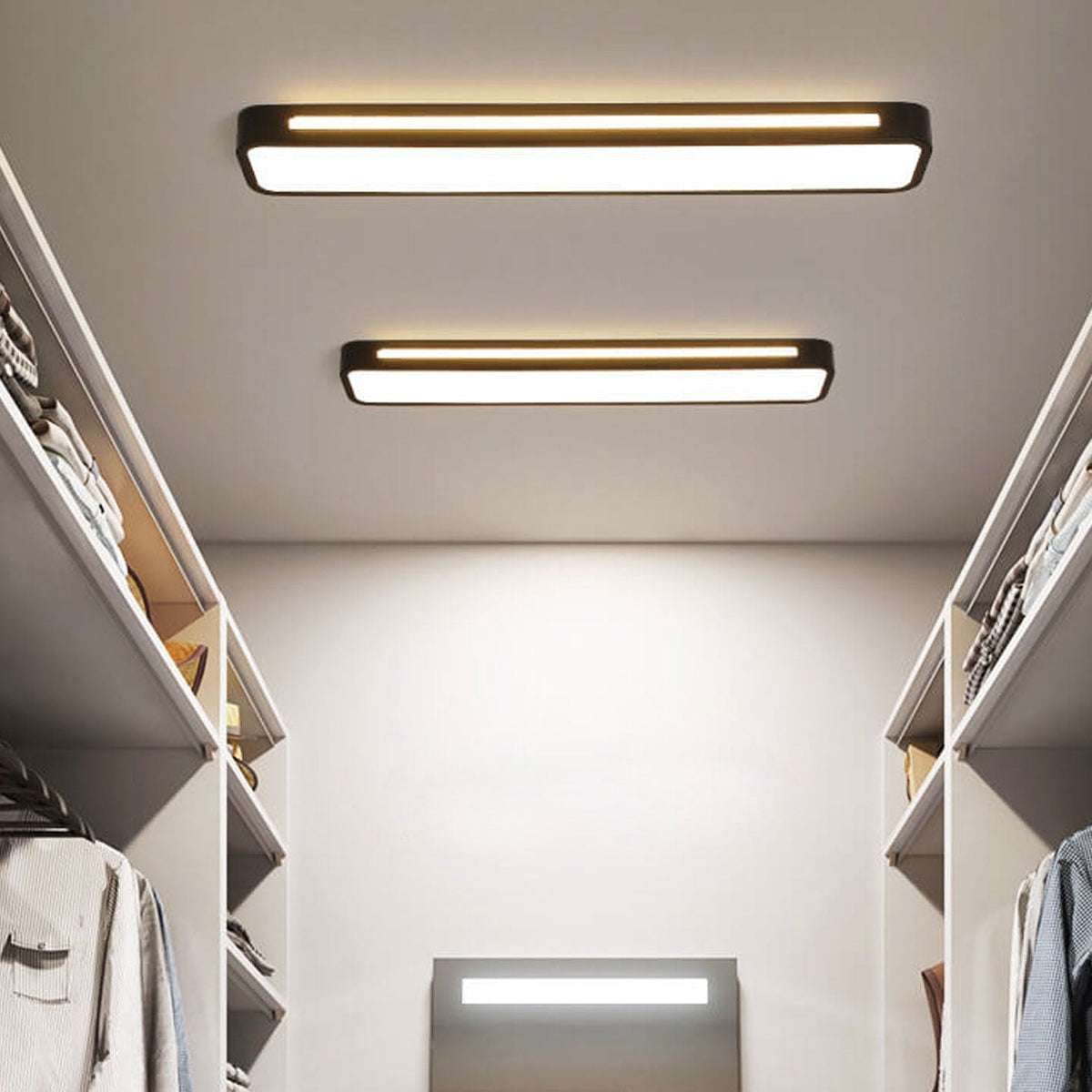 Nordic Minimalist Long LED Flush Mount Ceiling Light for Hallway