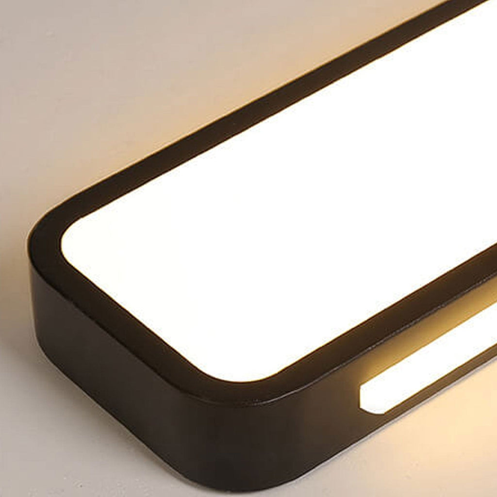 Nordic Minimalist Long LED Flush Mount Ceiling Light for Hallway