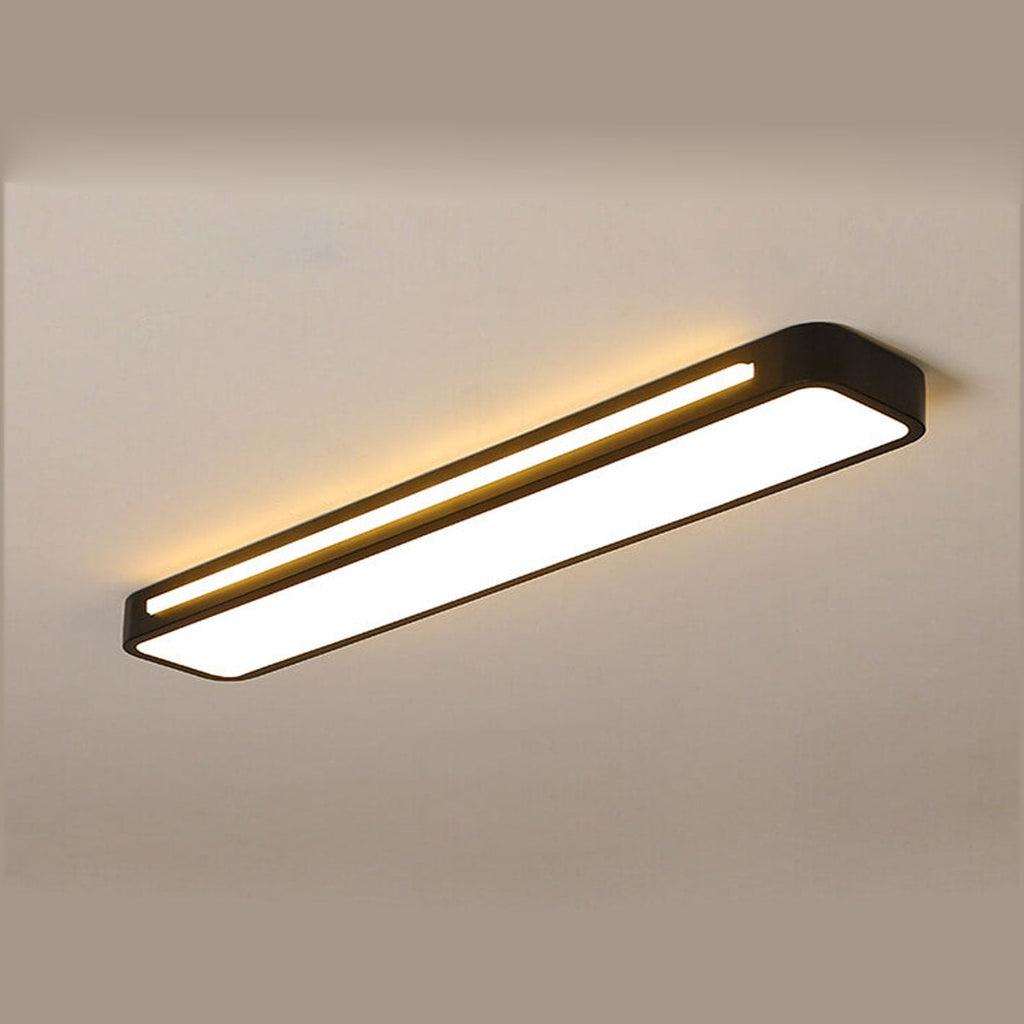 Nordic Minimalist Long LED Flush Mount Ceiling Light for Hallway