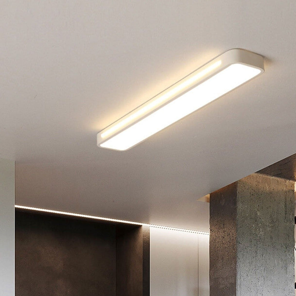 Nordic Minimalist Long LED Flush Mount Ceiling Light for Hallway