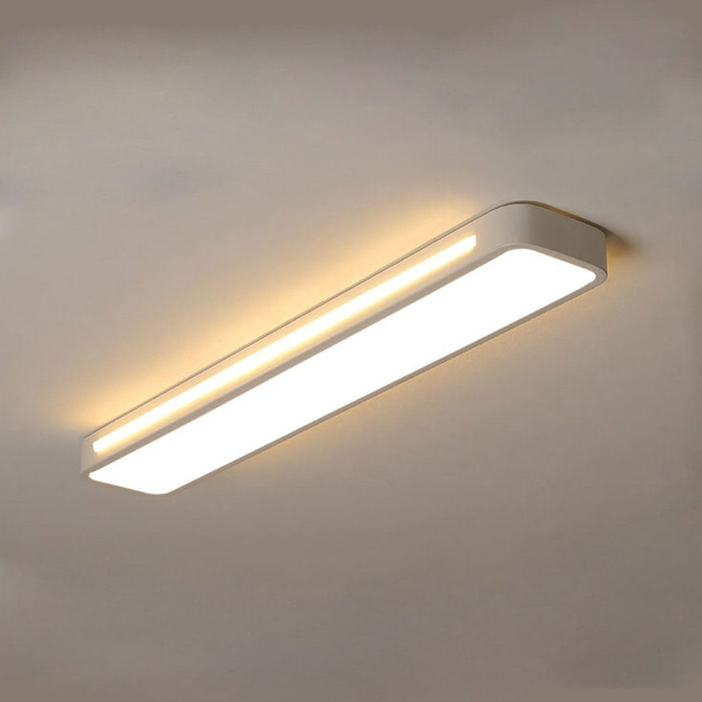 Nordic Minimalist Long LED Flush Mount Ceiling Light for Hallway