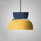 Nordic Two Tone Macaron Pendant Light with Metal Shades for Kitchen Island