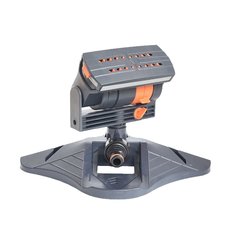 Oscillating Garden Sprinkler with Adjustable Spray Width and Weighted Base