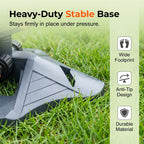 Oscillating Garden Sprinkler with Adjustable Spray Width and Weighted Base